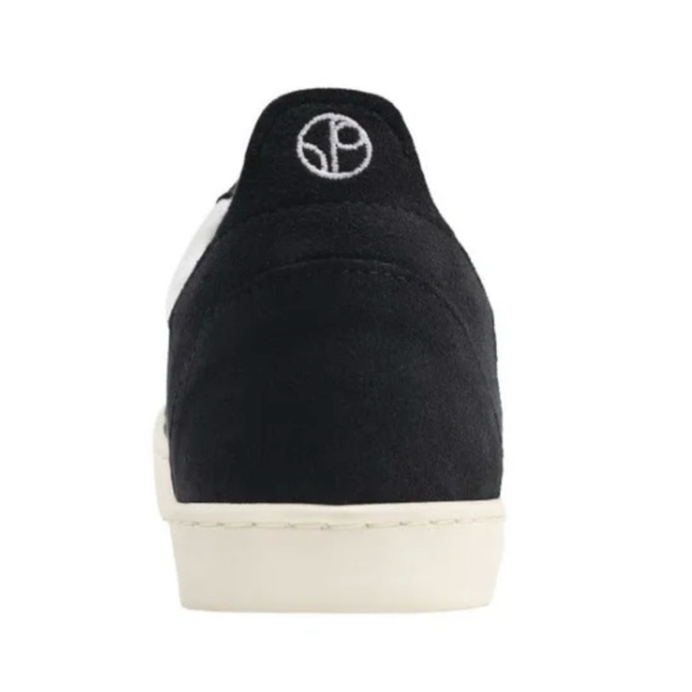 1People BorAs Classic Sneakers Oyster- Black Leather SIZE 39 (8) Womens NEW - Picture 3 of 15